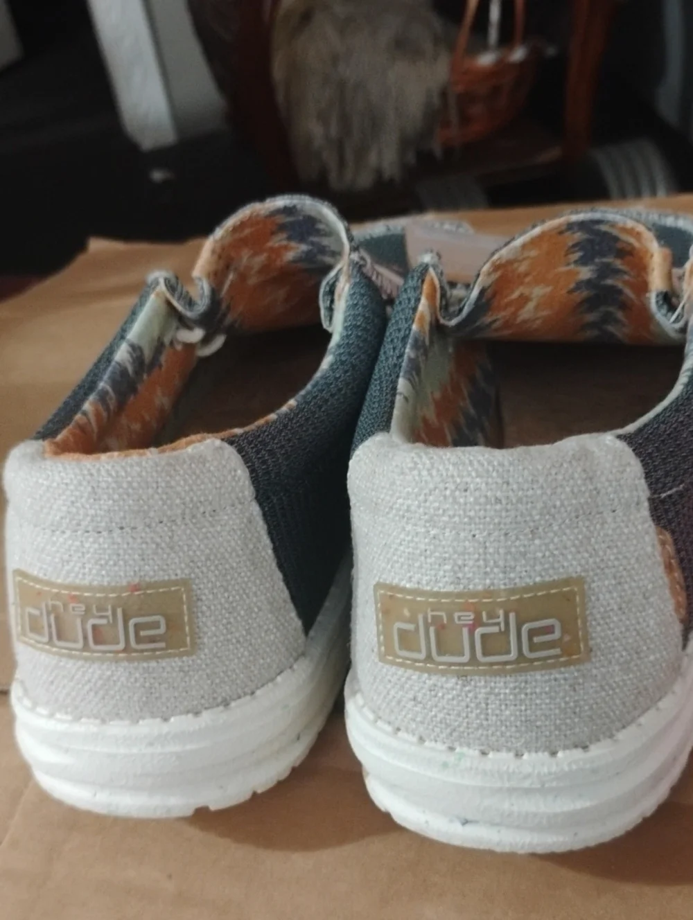 HEY DUDE Wally Eco Sox Aegean